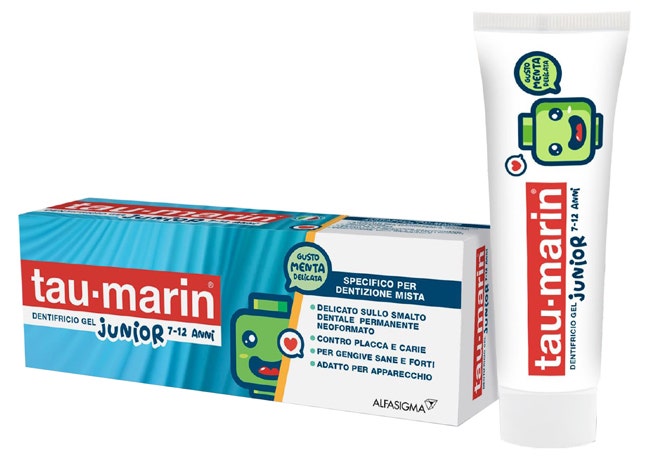 Taumarin Dentifricio Gel Junior 7-12 Anni 50ml