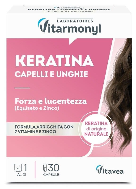Vitarmonyl Optima Beauty Capelli & Unghie Keratina 30 Capsule