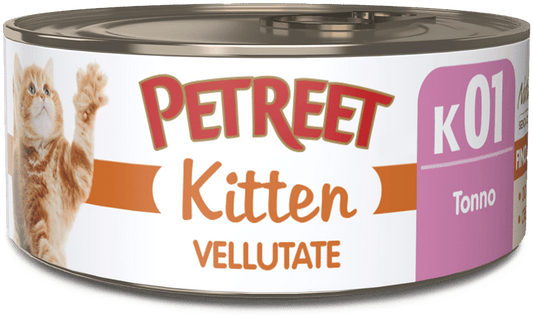 Petreet Vellutate Tonno Cibo Umido Gattino Barattolo 60g