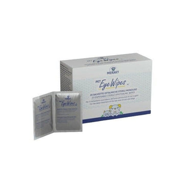 Pet Eye Wipes Salviette Oftalmiche per Cani e Gatti 20 Pezzi