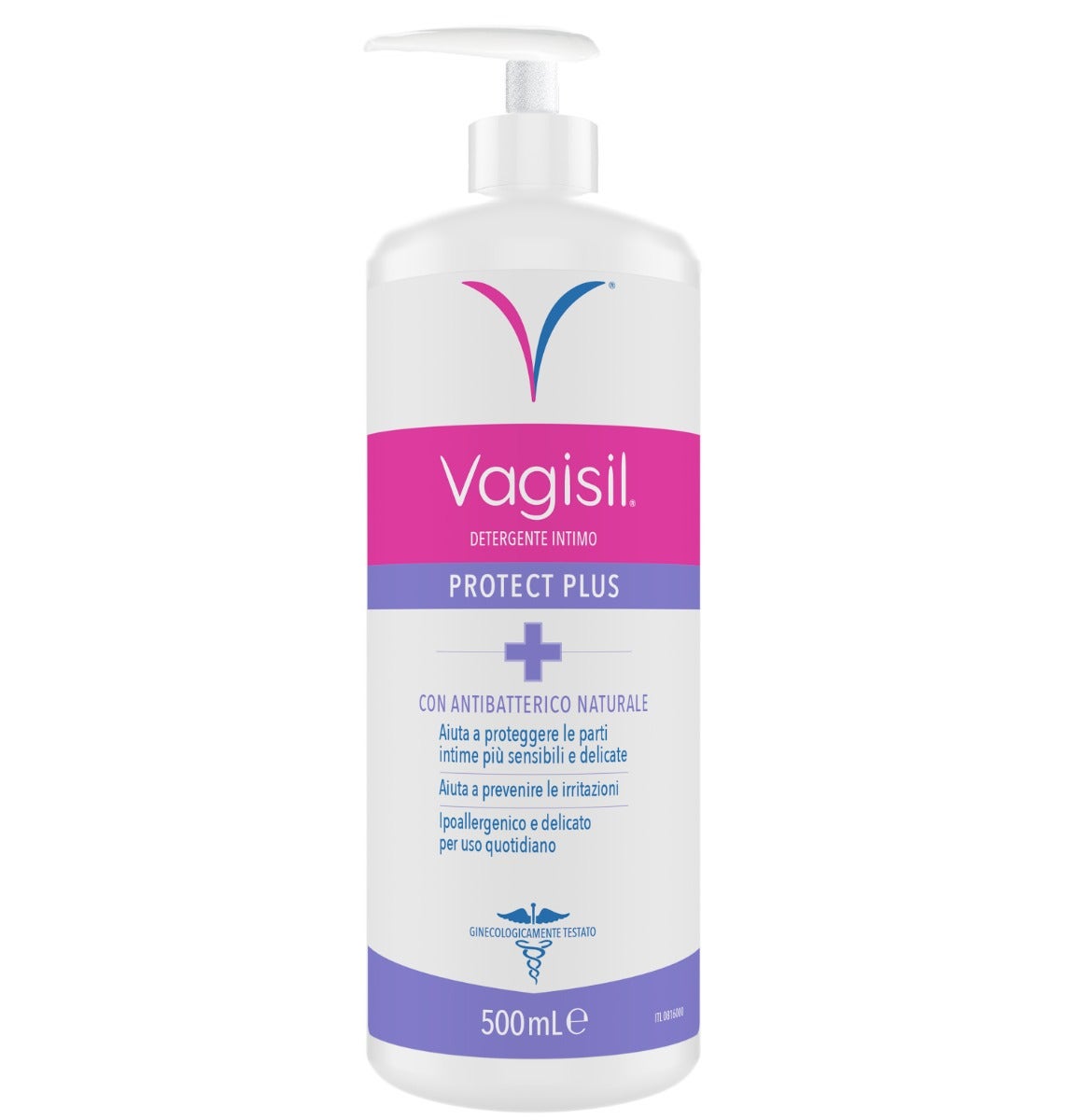 Vagisil Detergente Intimo Antibatterico Protect Plus Per l'Igiene Quotidiana Con Tea Tree Oil 500ml