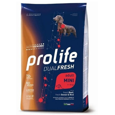 Prolife Dog Dual Fresh Adult Mini Beef Goose & Rice 2Kg