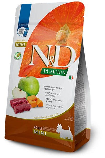 Farmina N&D Pumpkin Cibo Secco Cervo Zucca E Mela Per Cani Adulti Sacco 2kg