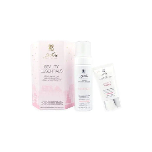Bionike Cofanetto Defence Beauty Essentials Mousse Detergente 150ml + Crema Idratante Ricca 50ml