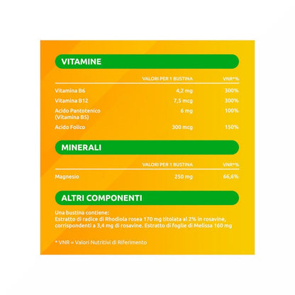 Supradyn Ricarica No Stress Integratore Vitamine e Magnesio contro la Stanchezza da Stress 20 Buste