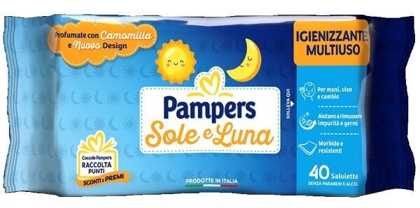 Pampers Sole e Luna 40 Salviette