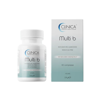 Clinica Multi b - vitamina b - 60 compresse = 2 mesi di trattamento