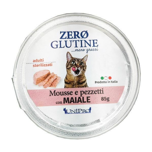 Unipro Gatto  Zero Glutine Con Maiale 85g