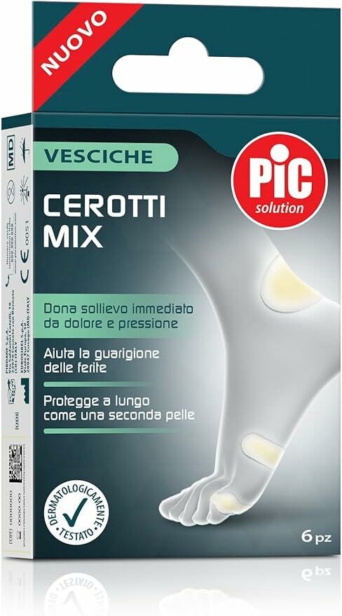 Pic Solution Cerotti Per Vesciche Mix 6 Pezzi