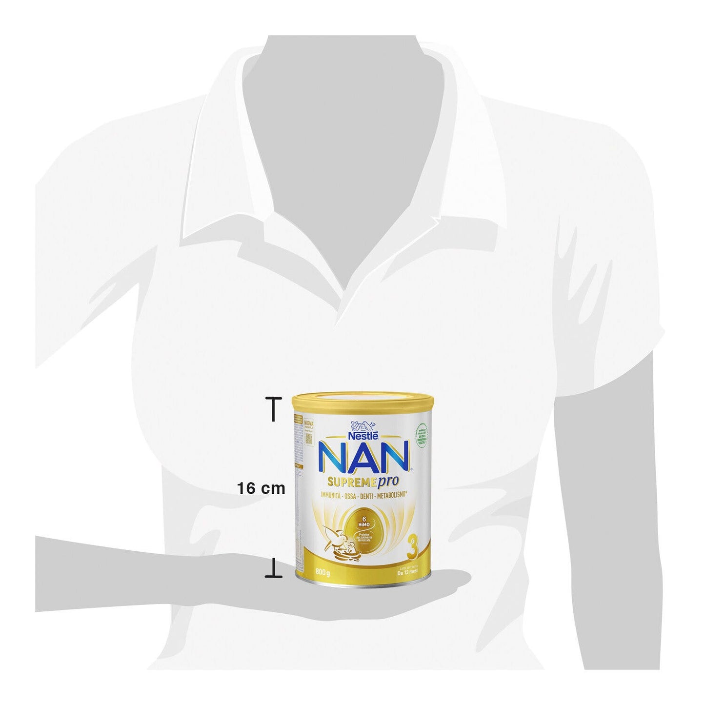Nan Supreme Pro 3 Latte Di Crescita Polvere 800g