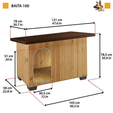 Ferplast Baita Per Cani Taglia 100