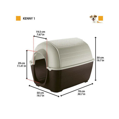 Ferplast Kenny Cuccia In Resina Termplastica Per Cani 50x78xh50cm