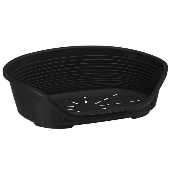 Ferplast Siesta Deluxe Cuccia Cani/Gatti in Plastica Nera Misura 8