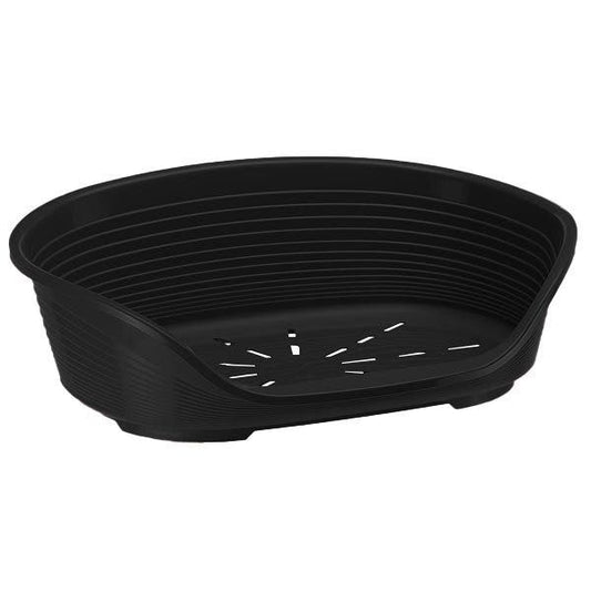 Ferplast Siesta Deluxe Cuccia Cani/Gatti in Plastica Nera Misura 8
