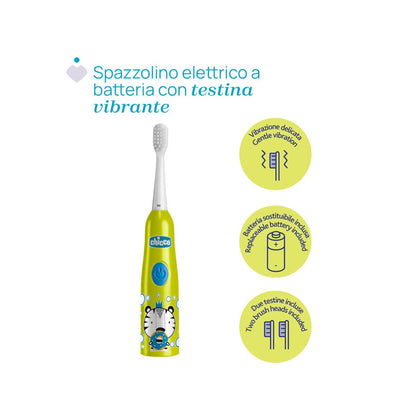 Chicco Spazzolino Elettrico Tigre 3+ Anni
