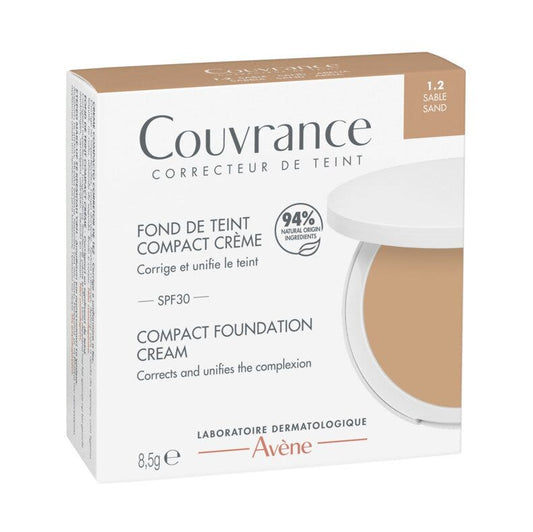 Eau Thermale Avène Couvrance Fondotinta Compatto In Crema Sabbia