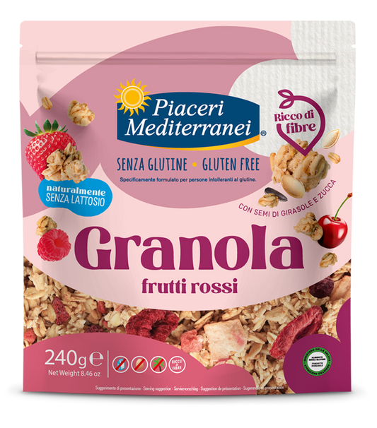 Piaceri Mediterranei Granola Frutti Rossi 240 g
