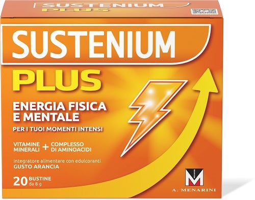 Sustenium Plus Energia Fisica E Mentale Arancia 20 Bustine