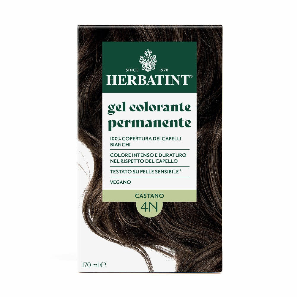 Herbatint Gel Colorante Permanente 4N Castano 170ml