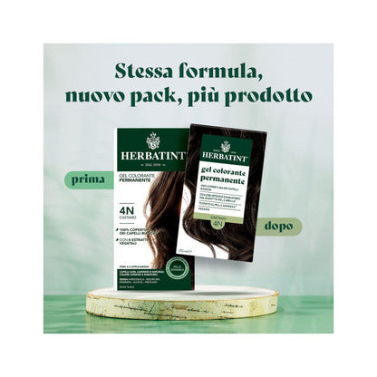 Herbatint Gel Colorante Permanente 4N Castano 170ml