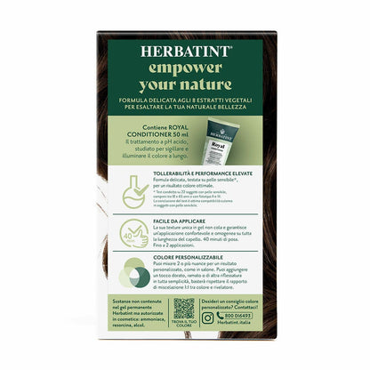 Herbatint Tintura Per Capelli Gel Permanente 4D Castano Dorato 170ml