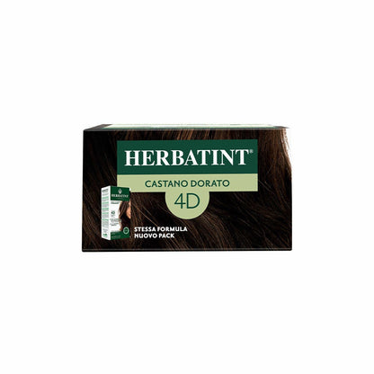Herbatint Tintura Per Capelli Gel Permanente 4D Castano Dorato 170ml