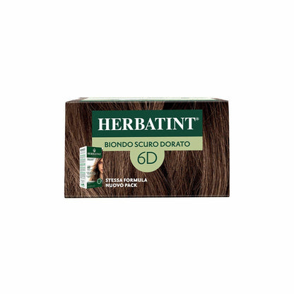 Herbatint Tintura Per Capelli Gel Permanente 6D Biondo Scuro Dorato 170ml