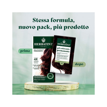 Herbatint Gel Colorante Permanente 4R Castano Ramato 170ml