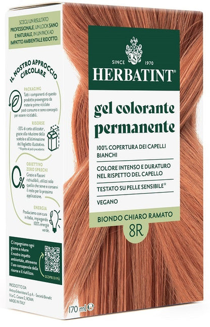Herbatint 8r Biondo Chiaro Ramato 170 ml