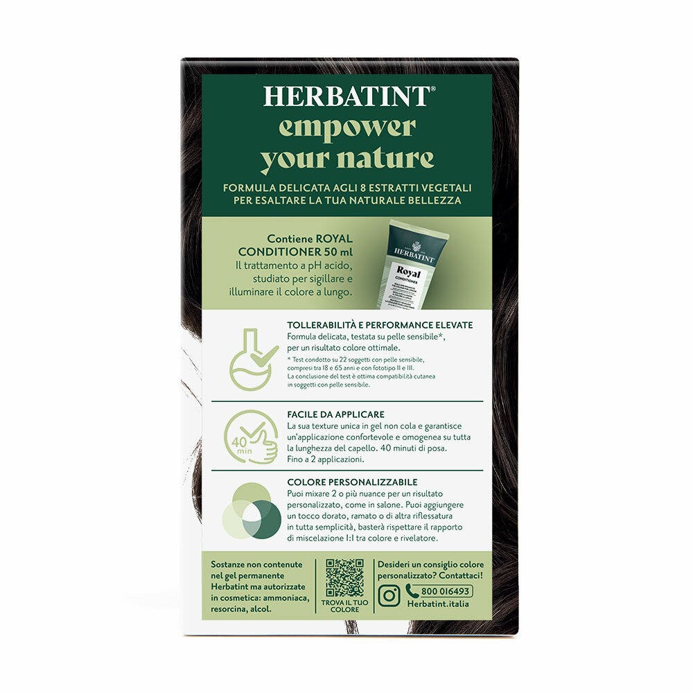 Herbatint Gel Colorante Permanente 4C Castano Cenere 170ml