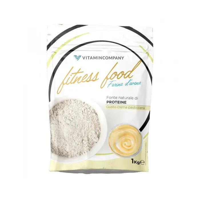 Farina D'Avena Aromatizzata Gusto Crema Pasticcera 1Kg