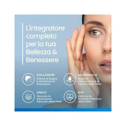 Vitastrong Collagen & HyaluronicAcid 180 Compresse
