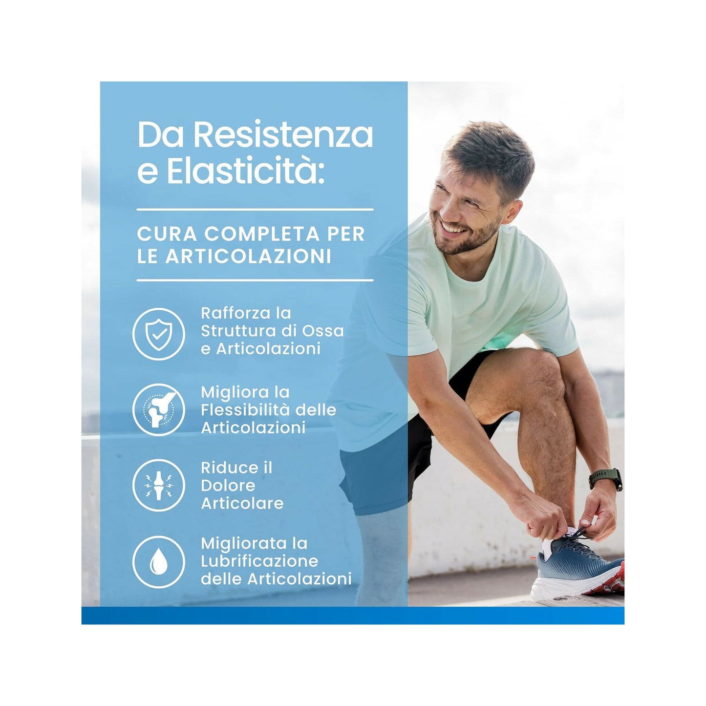 Vitastrong Collagen & HyaluronicAcid 180 Compresse