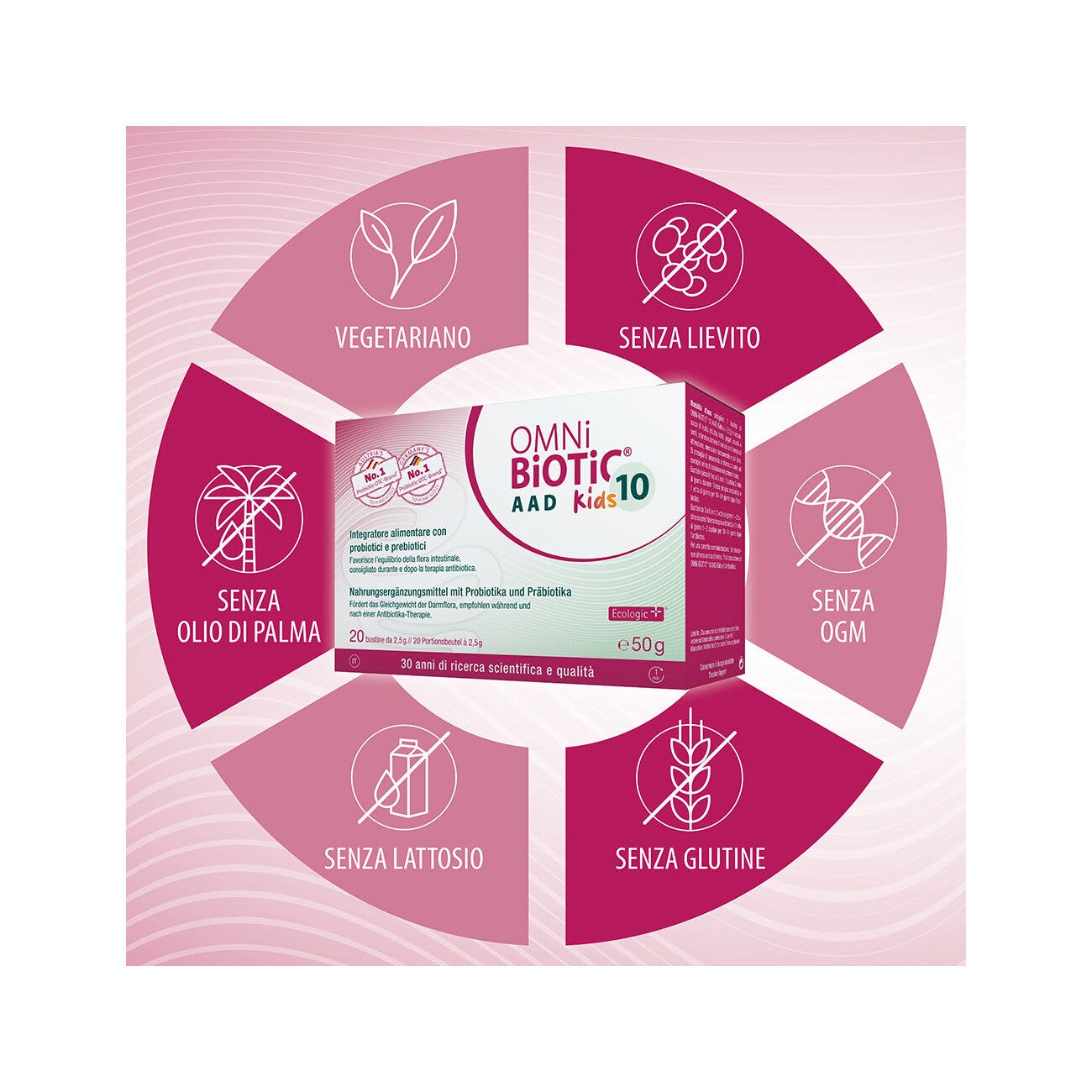 Omni Biotic 10 AAD Kids 20 Bustine Da 25g