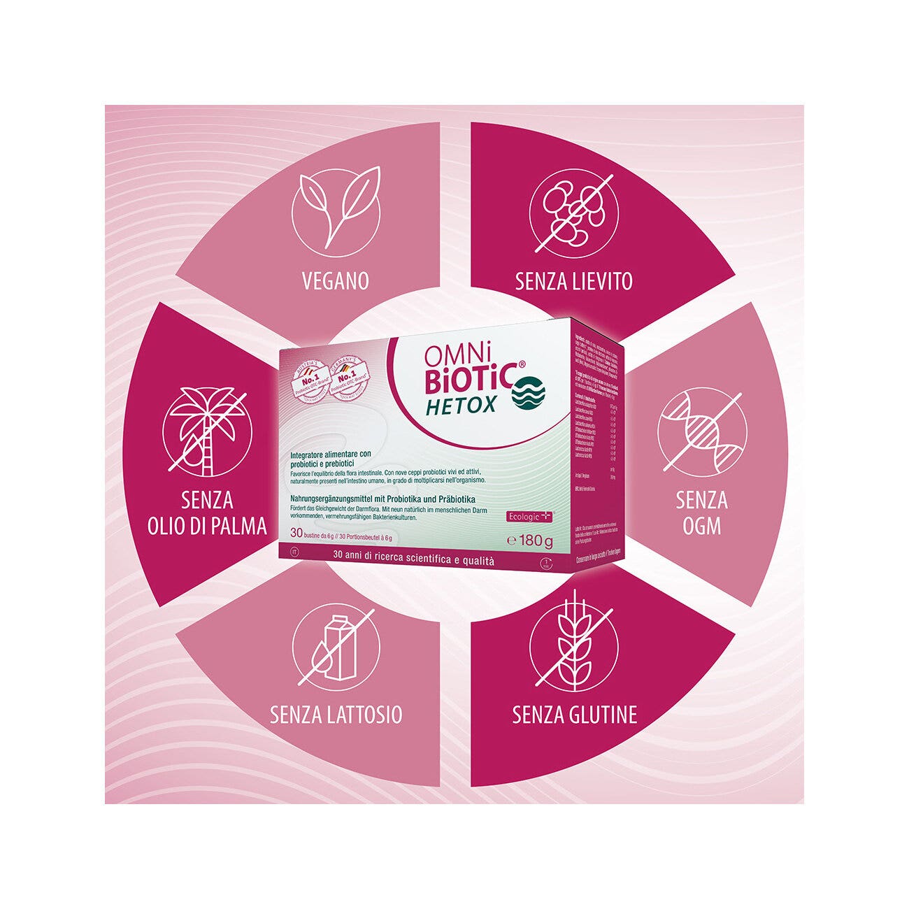 Omni Biotic Hetox 30 Bustine Da 6g