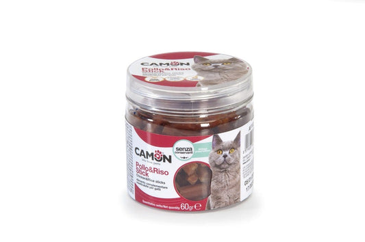 Camon Pollo&Riso Stick Per Gatti Barattolino 60g 3cm