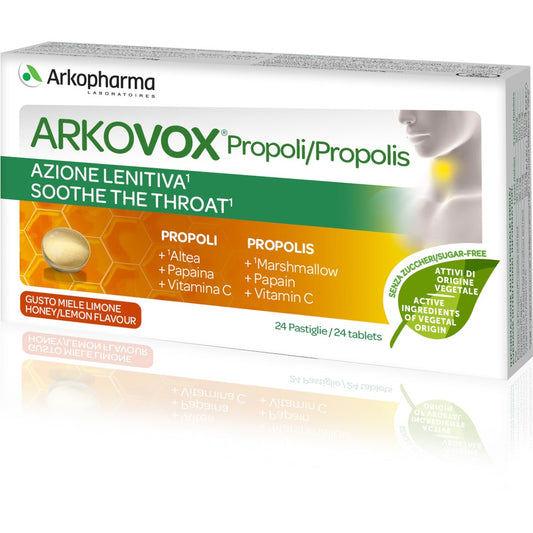 Arkopharma Arkovox Propoli Miele/Limone 24 Compresse