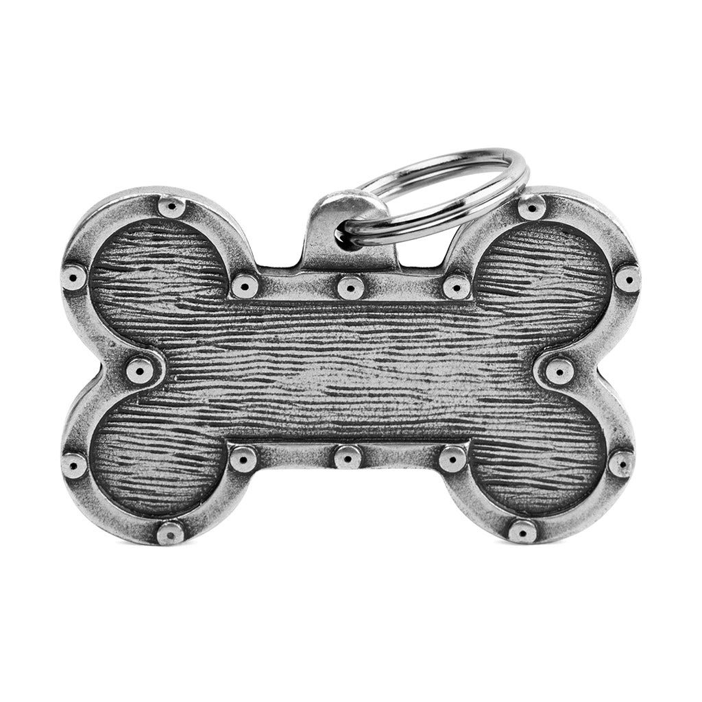 Medaglietta Per Cani E Gatti Osso Bronx Futuristic Taglia XL
