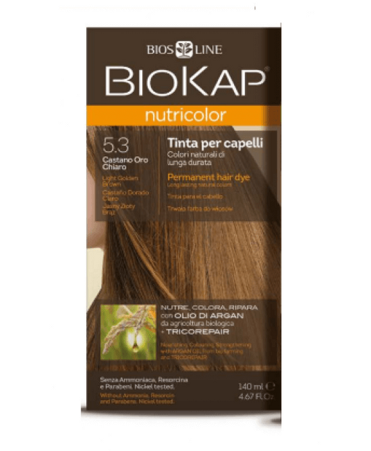 Biokap Nutricolor Tinta 5.3 Castano Oro Chiaro140ml