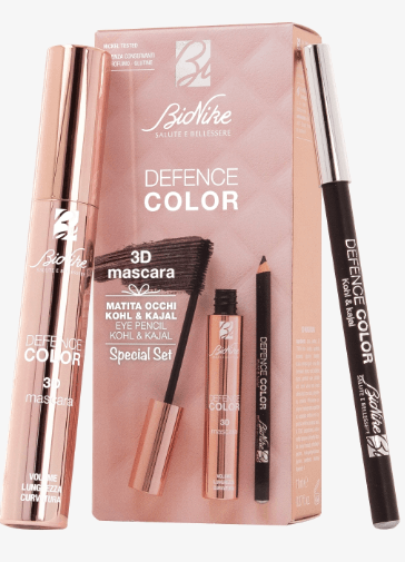 Bionike Defence Color Special Set Make Up Occhi Mascara 3D + Matita Occhi Kohl & Kajal