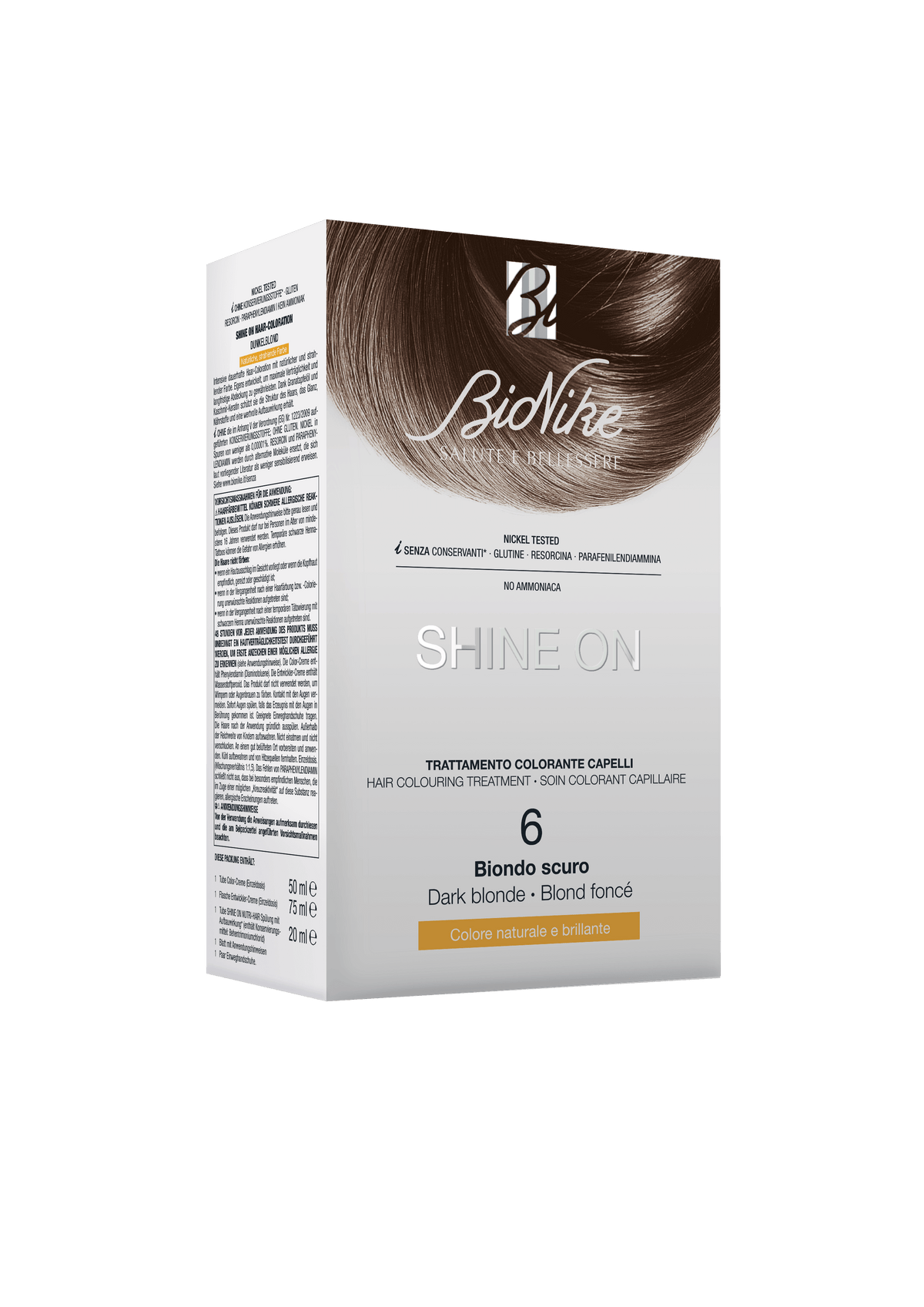 Bionike Shine On Trattamento Colorante Capelli 6 Biondo Scuro SuperFarma bionike-shine-on-trattamento-colorante-capelli-6-biondo-scuro-superfarma