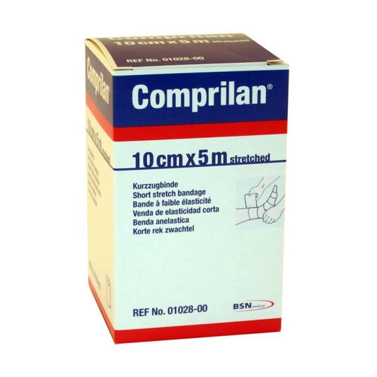Benda Elastica Compressiva Comprilan Estensibilita' Bassa Pelle 10X500 Cm