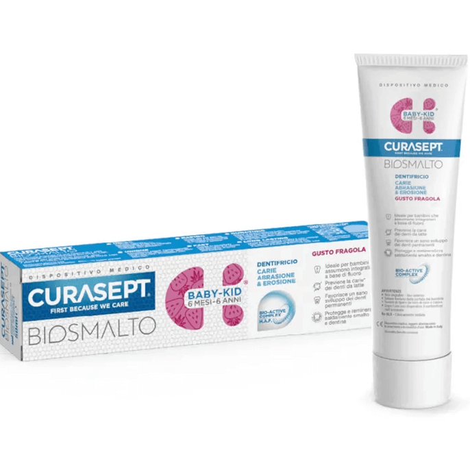 Curasept Biosmalto Baby Kid Fragola 50ml