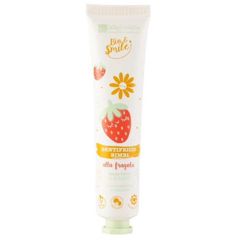 La Saponaria Bio&Smile Dentifricio Lenitivo Fragola Bambini 75ml