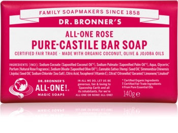Dr. Bronner's Sapone Solido Rosa 140g