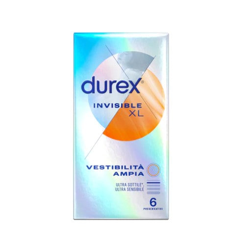 Durex Invisible XL 6 preservativi