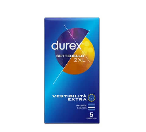 Durex Settebello 2XL 5 preservativi