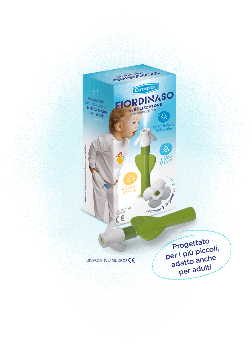 Fiordinaso Nebulizzatore per Lavaggi Nasali