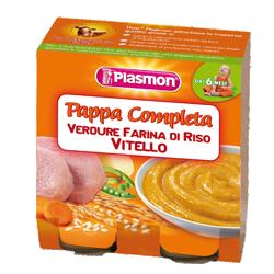 Plasmon Omog Pappe Vit/ver/ris