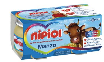 Nipiol Omog Manzo 120g 2pz